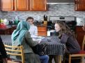 Hanum menjawab pertanyaan ‘Would the world be better without Islam?” dalam film Bulan Terbelah di Langit Amerika