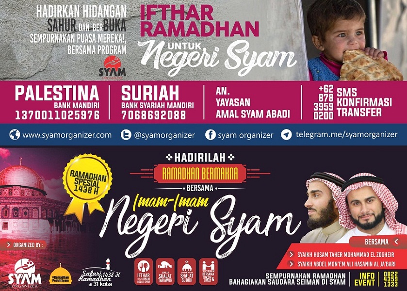 Ifthar Ramadhan untuk Negeri Syam