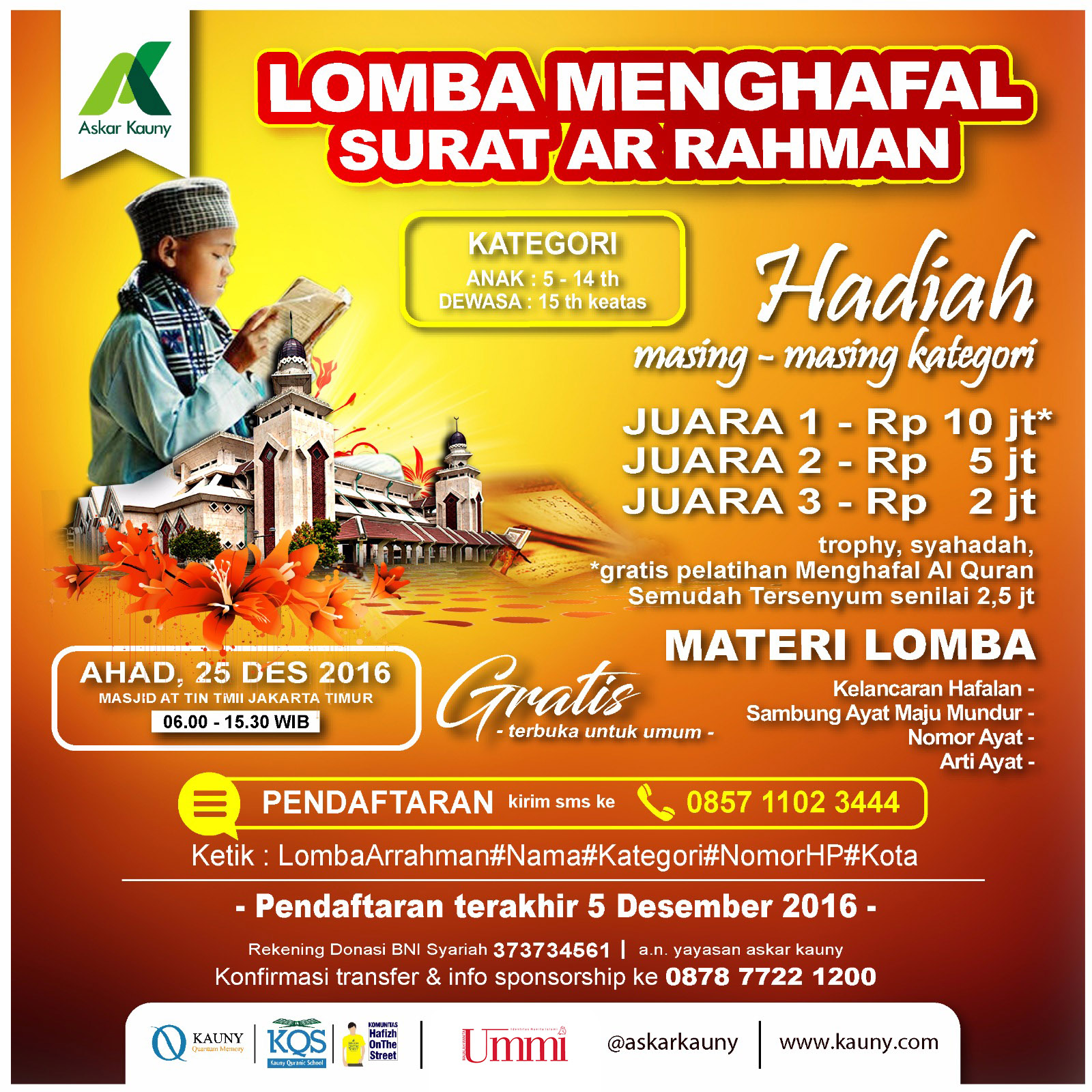 LOMBA MENGHAFAL SURAT AR RAHMAN