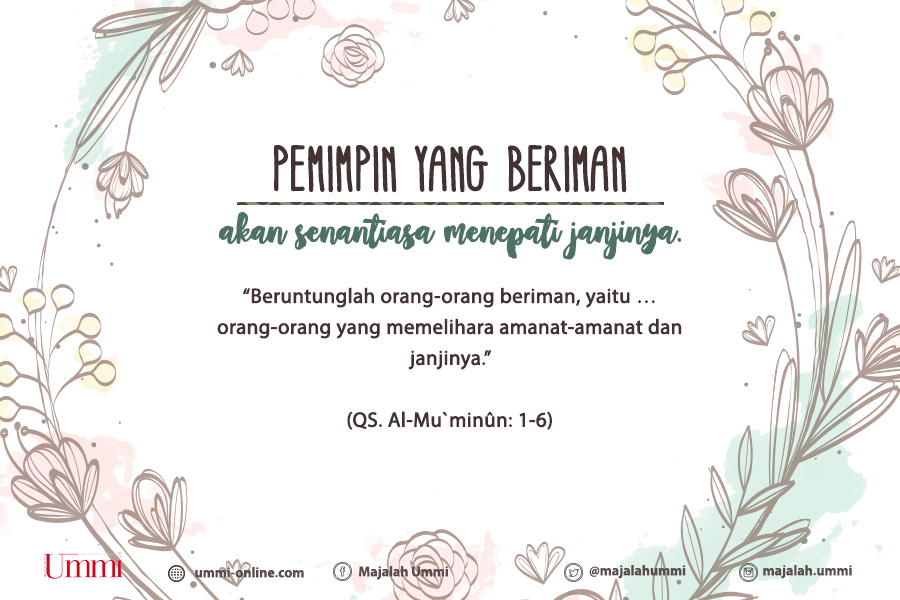 Orang Beriman Itu Memelihara Amanat dan Janjinya