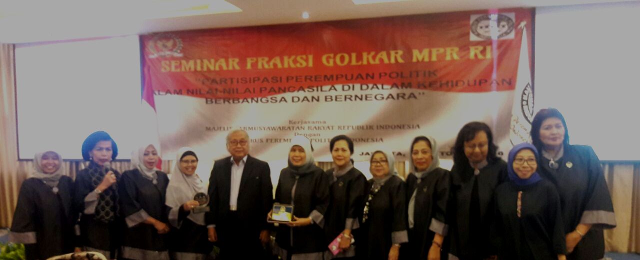 Seminar Kebangsaan dan Sosialisasi Empat Pilar: Pentingnya Partisipasi Perempuan Politik dalam Kehidupan Berbangsa dan Bernegara